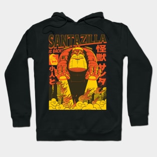 Santazilla Christmas Gift Tee Perfect for Holiday Season and Christmas Lovers Hoodie